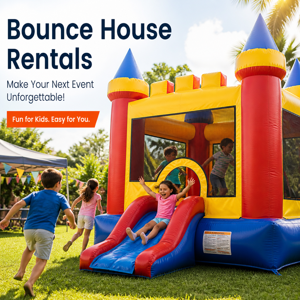 Make Your Event Unforgettable with Bounce House Rentals and Water Slide Rentals in Sarasota